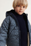 Thermo-Wendejacke "Jackson Reversible Jacket Whale Blue Multi Mix"