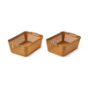 Storage Basket "Makeeva Golden Caramel L" 2-pack