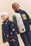 Sherpa Jacke "Nolan Pile Jacket Peppermint Multi Mix"