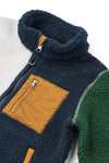 Sherpa Jacke "Nolan Pile Jacket Peppermint Multi Mix"