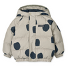 Daunenjacke "Adelina Spot Dots / Mist" mit Ohren
