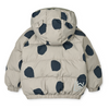 Daunenjacke "Adelina Spot Dots / Mist" mit Ohren