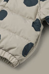 Daunenjacke "Adelina Spot Dots / Mist" mit Ohren