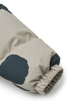 Daunenjacke "Adelina Spot Dots / Mist" mit Ohren