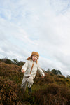 Hooded Pile Jacket "Mara Sandy / Golden Caramel Mix" with Ears