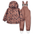 Softshell Rainwear Set "Dakota Horses / Dark Rosetta"