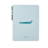 Magische LCD Zeichentafel "Zora Croco / Dove Blue", 13.5"