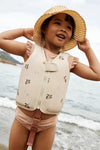 Neoprene Swim Vest "Dove Peach / Sea Shell"