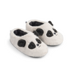 Plush Slippers "Aviaja Panda Sandy / Dark Grey"