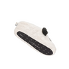 Plush Slippers "Aviaja Panda Sandy / Dark Grey"