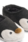 Plush Slippers "Aviaja Penguin Sandy / Dark Grey"