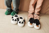 Plush Slippers "Aviaja Penguin Sandy / Dark Grey"