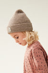 Wool Organic Cotton Beanie Hat "Emilio Oat Melange"