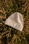 Wool Organic Cotton Beanie Hat "Emilio Oat Melange"