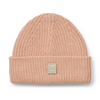 Wolle-Bio-Baumwolle Beanie Mütze "Emilio Tuscany Rose / Pale Tuscany"