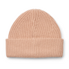 Wolle-Bio-Baumwolle Beanie Mütze "Emilio Tuscany Rose / Pale Tuscany"