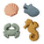Silicone Sand Moulds "Gill Sea Creature / Sandy" 4 parts