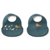 Silikon Lätzchen "Ember Arctic Sea /Ocean View", 2er Set