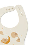 Silikon Lätzchen "Ember Elephant / Creme de la Creme", 2er Set