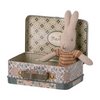 Micro Rabbit in a Suitcase - brown