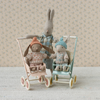 Mikro Winterhase Braun, rosa