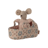 Baby Mouse in Carry Cot, rose