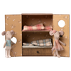 Ballet Mice in Dance Studio, little sister and little brother