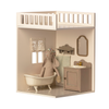 Wooden Dollhouse "House of Miniature - Bathroom"
