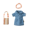 Denim Dress and Bag, Mum Mouse