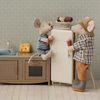 Kühlschrank, Maus - creme