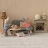 Oval Coffee Table, Mouse - Nature