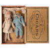 Mom and Dad Mice in Cigarbox