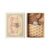 Baby Mouse "Sleepy Wakey" in Matchbox, blue