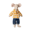 Dad Mouse with Shirt & Jeans