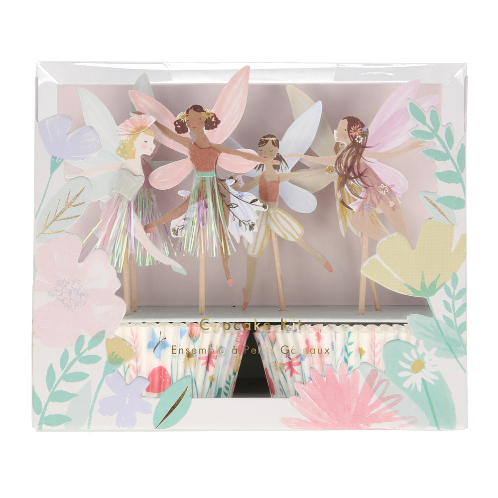 Meri Meri Ballerina Cupcake Kit (Paquet de 24) - France