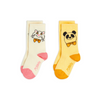 Organic Socken "Cat & Panda", 2er Pack