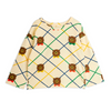 Organic Longsleeve Shirt "Bear Check aop" GOTS, off-white