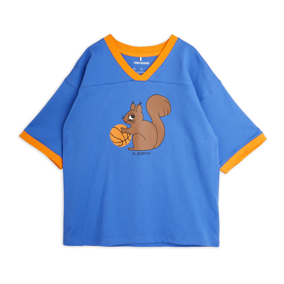 mini rodini squirrel dress Mini Rodini Organic Oversize T-Shirt 
