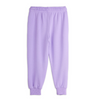Organic Sweatpants "Cat with Bowtie Emb" GOTS - purple