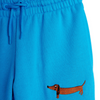 Organic Sweatpants "Dog Emb" GOTS - blue