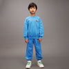 Organic Sweatpants "Dog Emb" GOTS - blue
