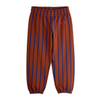 Organic Sweatpants "Vertical Stripe" GOTS - brown
