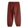 Organic Sweatpants "Vertical Stripe" GOTS - brown