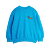 Organic Sweatshirt "Dog Emb" GOTS - blue