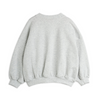 Organic Sweatshirt "Bear Chenille" GOTS, grey melange