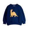 Organic Sweatshirt "Dino Application" GOTS, blue
