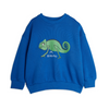 Organic Sweatshirt "Lizard" GOTS, blue