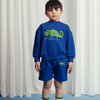 Organic Sweatshirt "Lizard" GOTS, blue