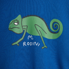 Organic Sweatshirt "Lizard" GOTS, blue