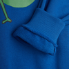 Organic Sweatshirt "Lizard" GOTS, blue